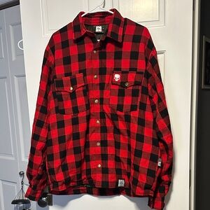 Bobhead Red and Black Flannel Jacket